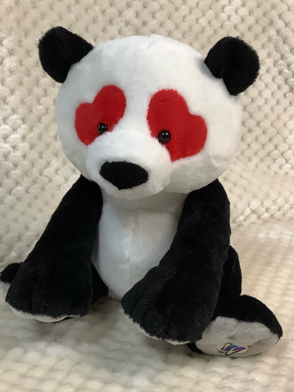Ganz Webkinz Plush Lovestruck Panda HM874 Stuffed Animal Toy No Code